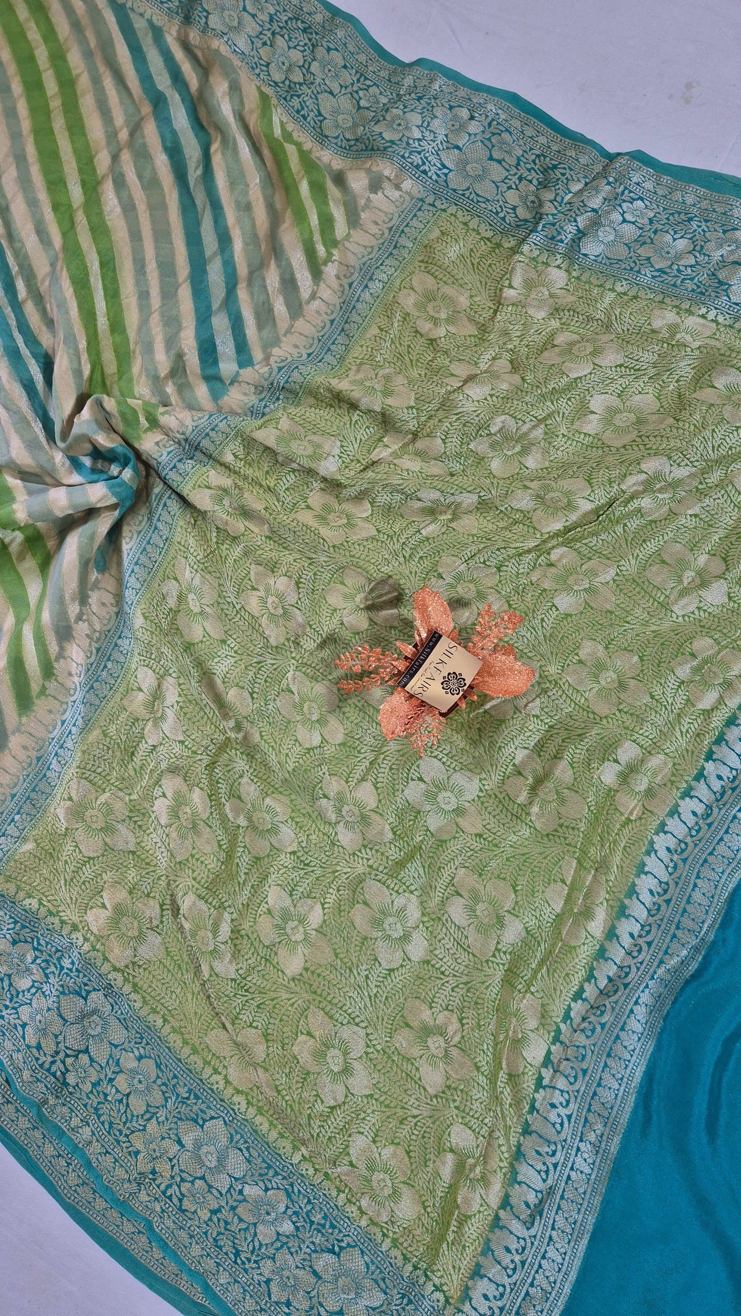 Pure Crepe Georgette Banarasi Saree