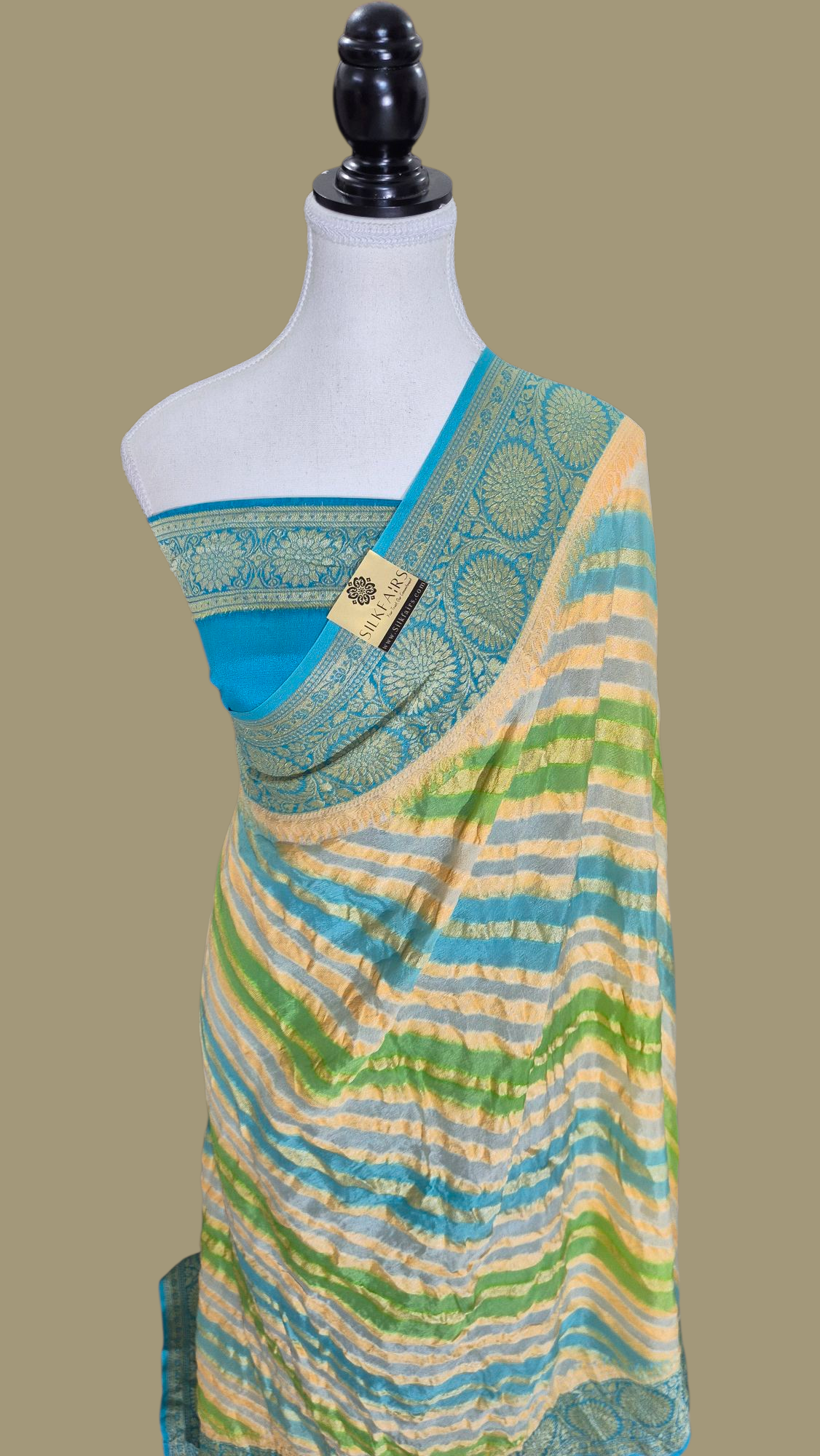 Pure Crepe Georgette Banarasi Saree
