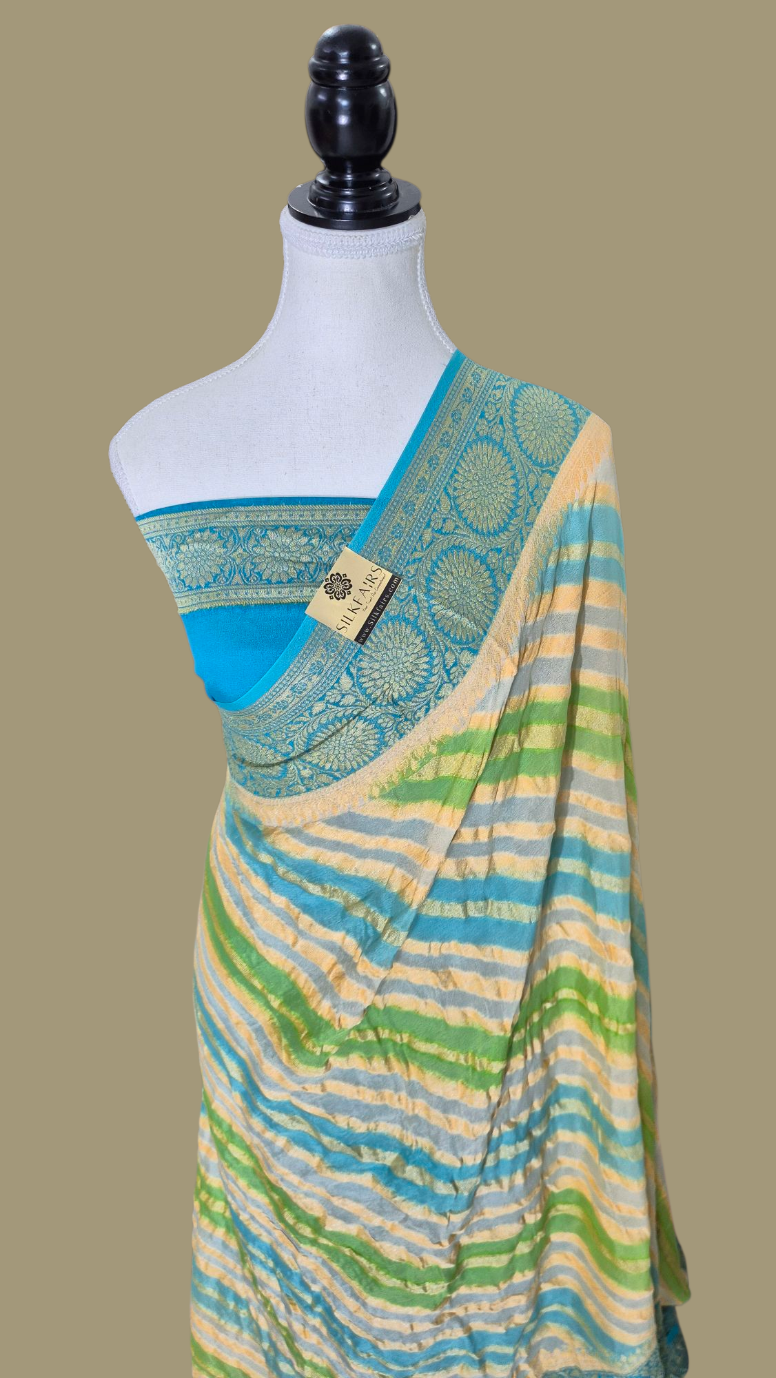 Pure Crepe Georgette Banarasi Saree