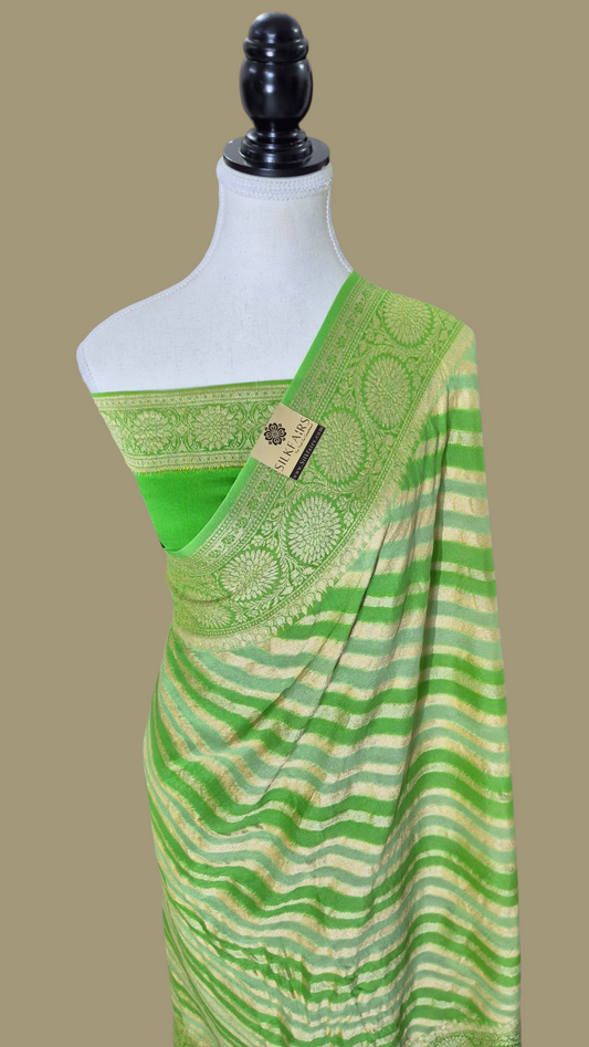 Pure Crepe Georgette Banarasi Saree
