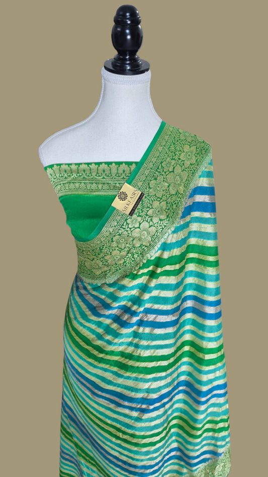 Pure Crepe Georgette Banarasi Saree
