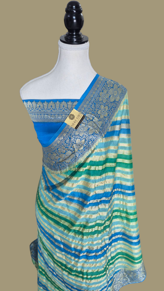 Pure Crepe Georgette Banarasi Saree