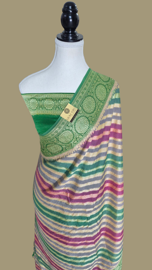Pure Crepe Georgette Banarasi Saree