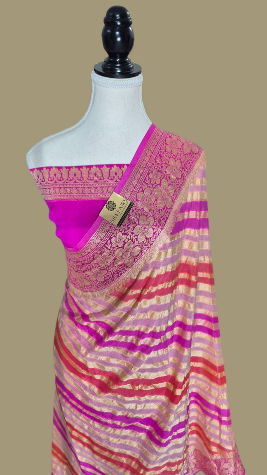 Pure Crepe Georgette Banarasi Saree