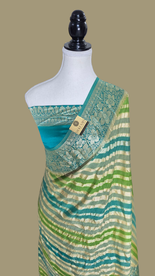 Pure Crepe Georgette Banarasi Saree