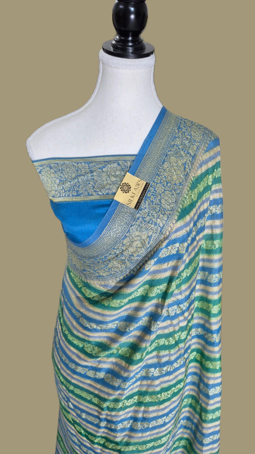 Pure Crepe Georgette Banarasi Saree
