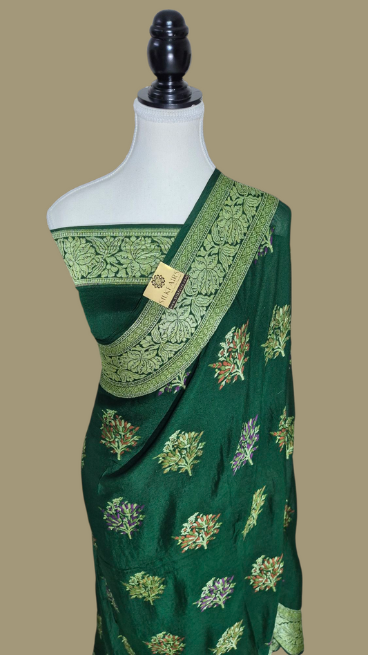 Pure Crepe Georgette Banarasi Saree