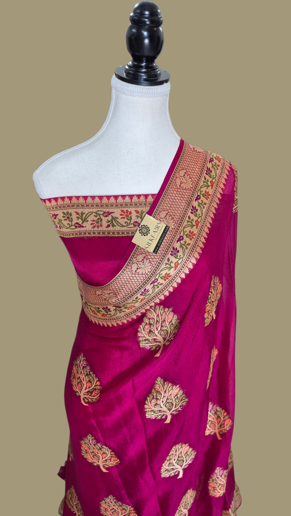 Pure Crepe Georgette Banarasi Saree