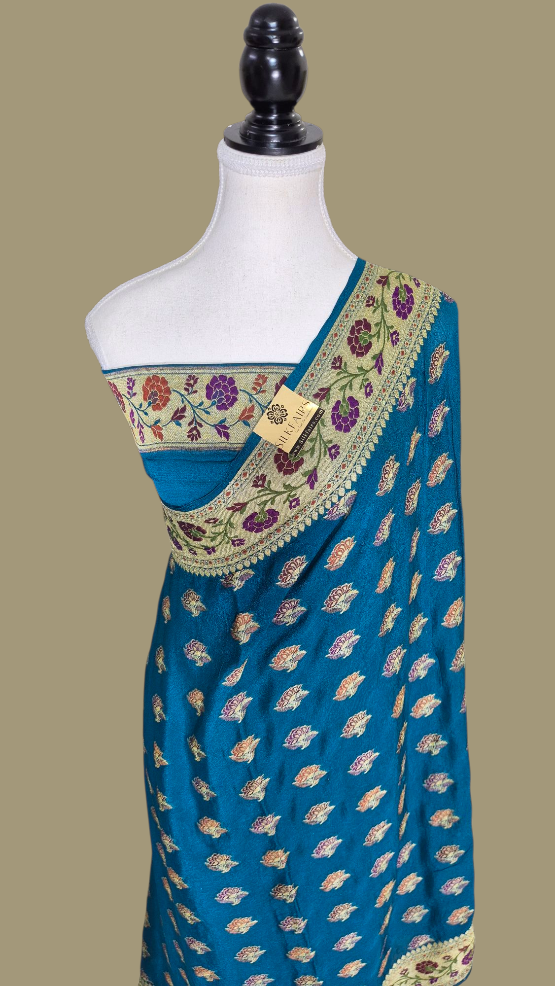 Pure Crepe Georgette Banarasi Saree