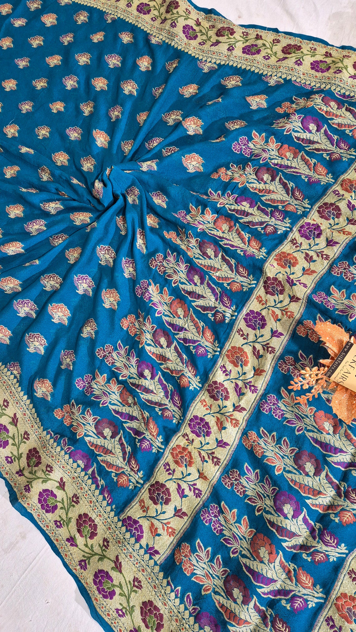 Pure Crepe Georgette Banarasi Saree