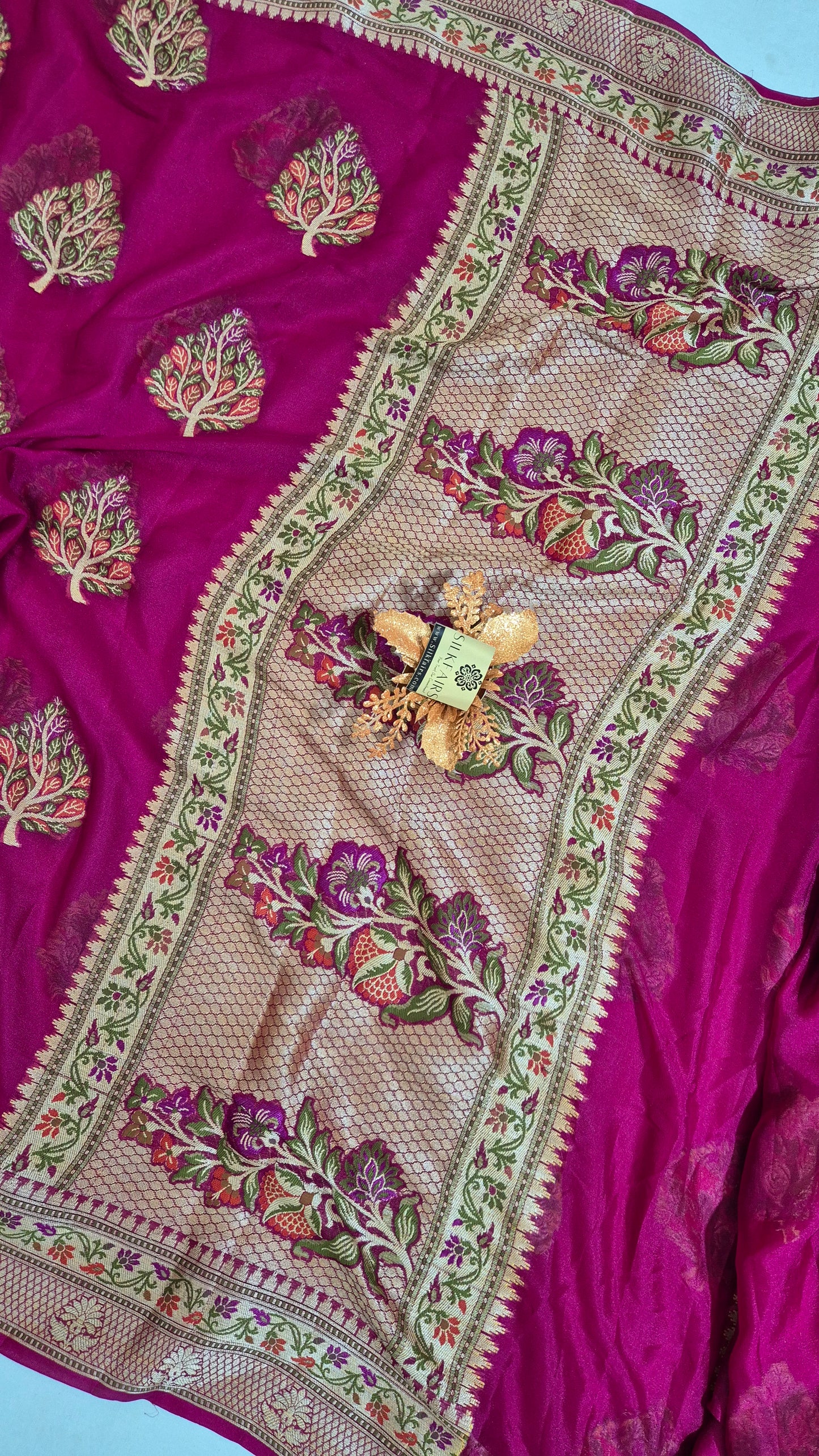 Pure Crepe Georgette Banarasi Saree