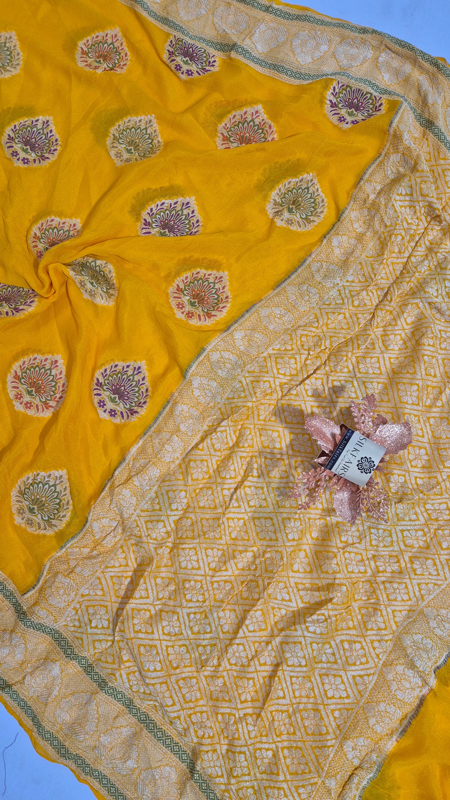 Pure Crepe Georgette Banarasi Saree