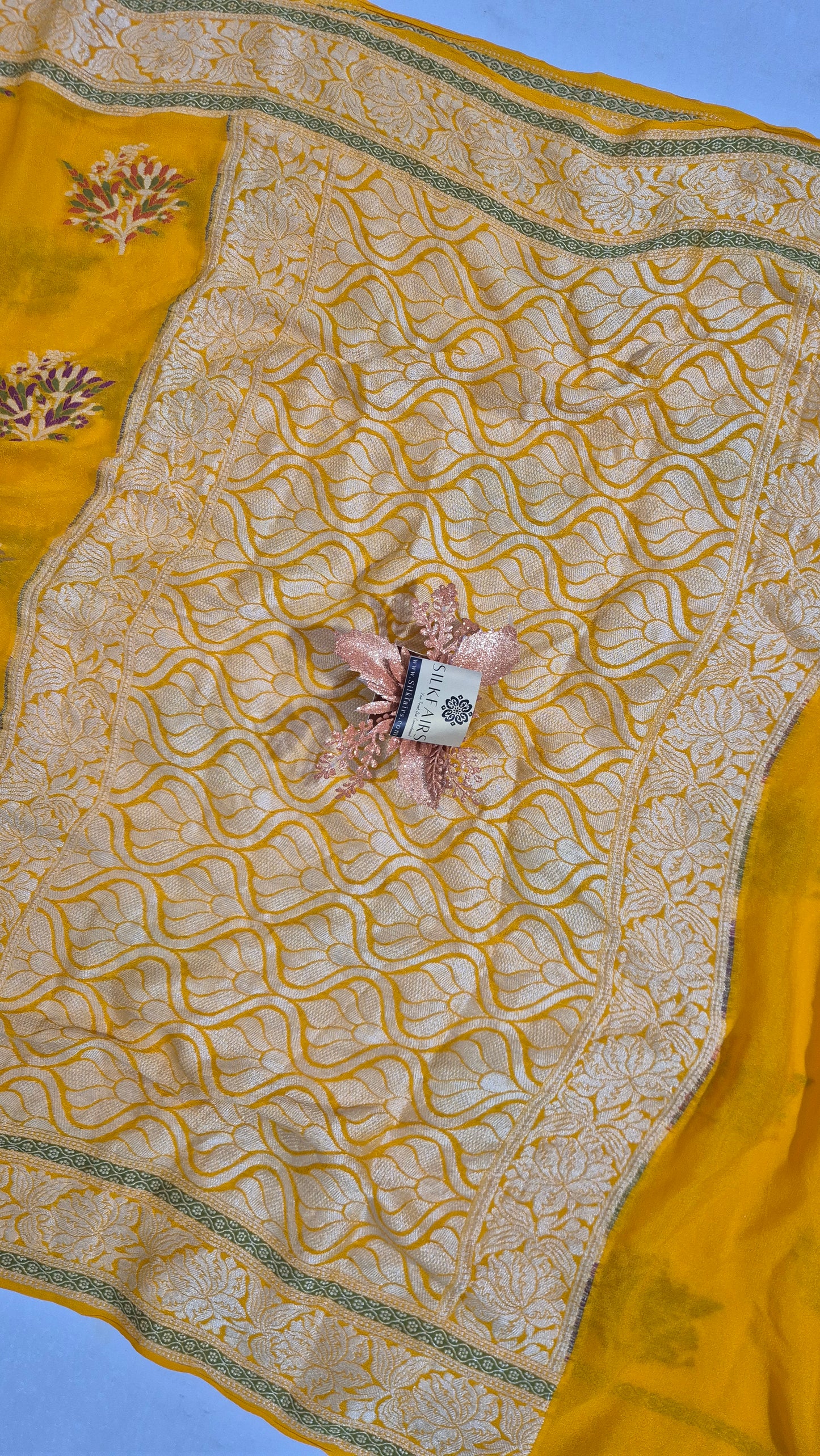 Pure Crepe Georgette Banarasi Saree