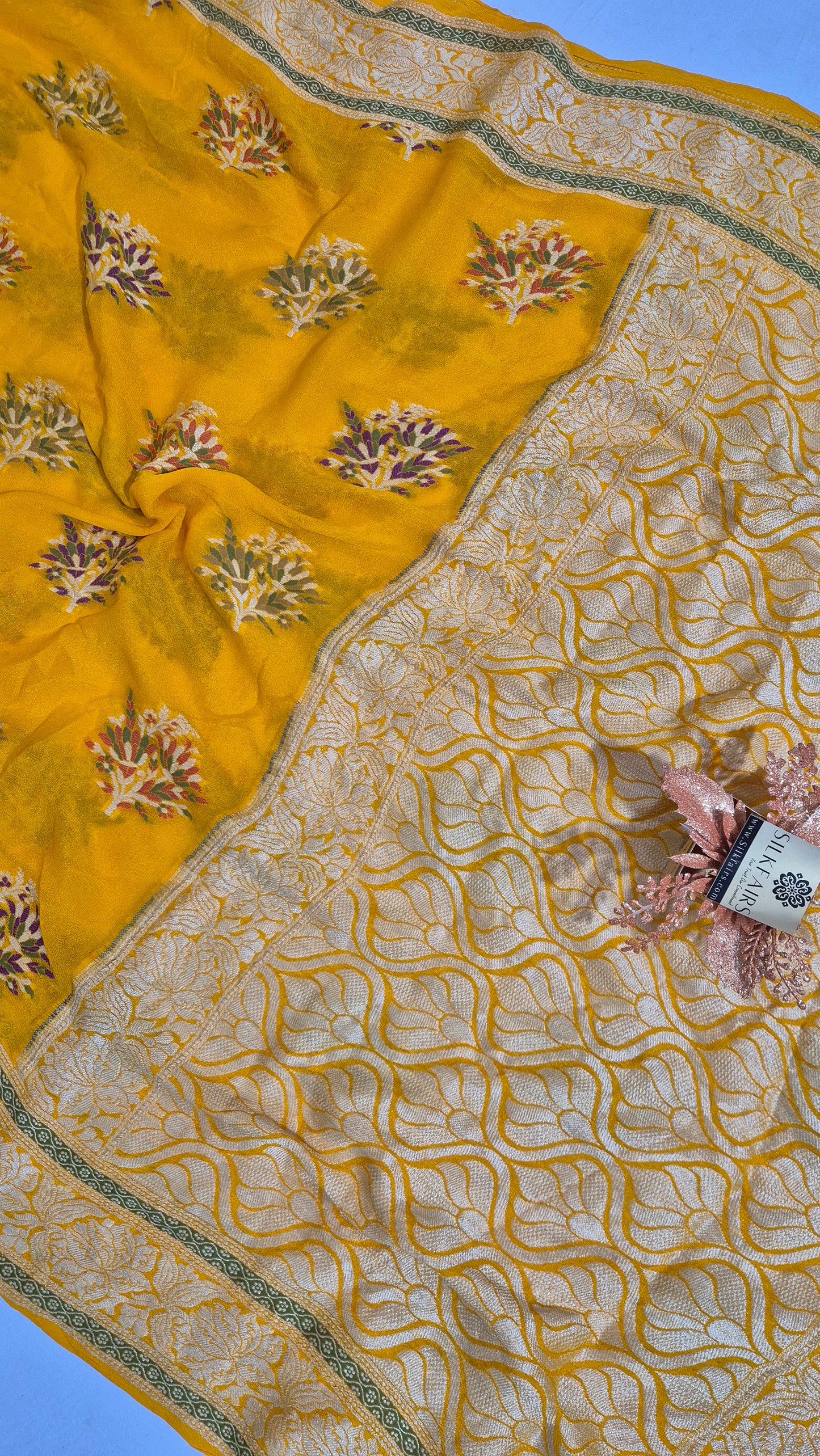 Pure Crepe Georgette Banarasi Saree
