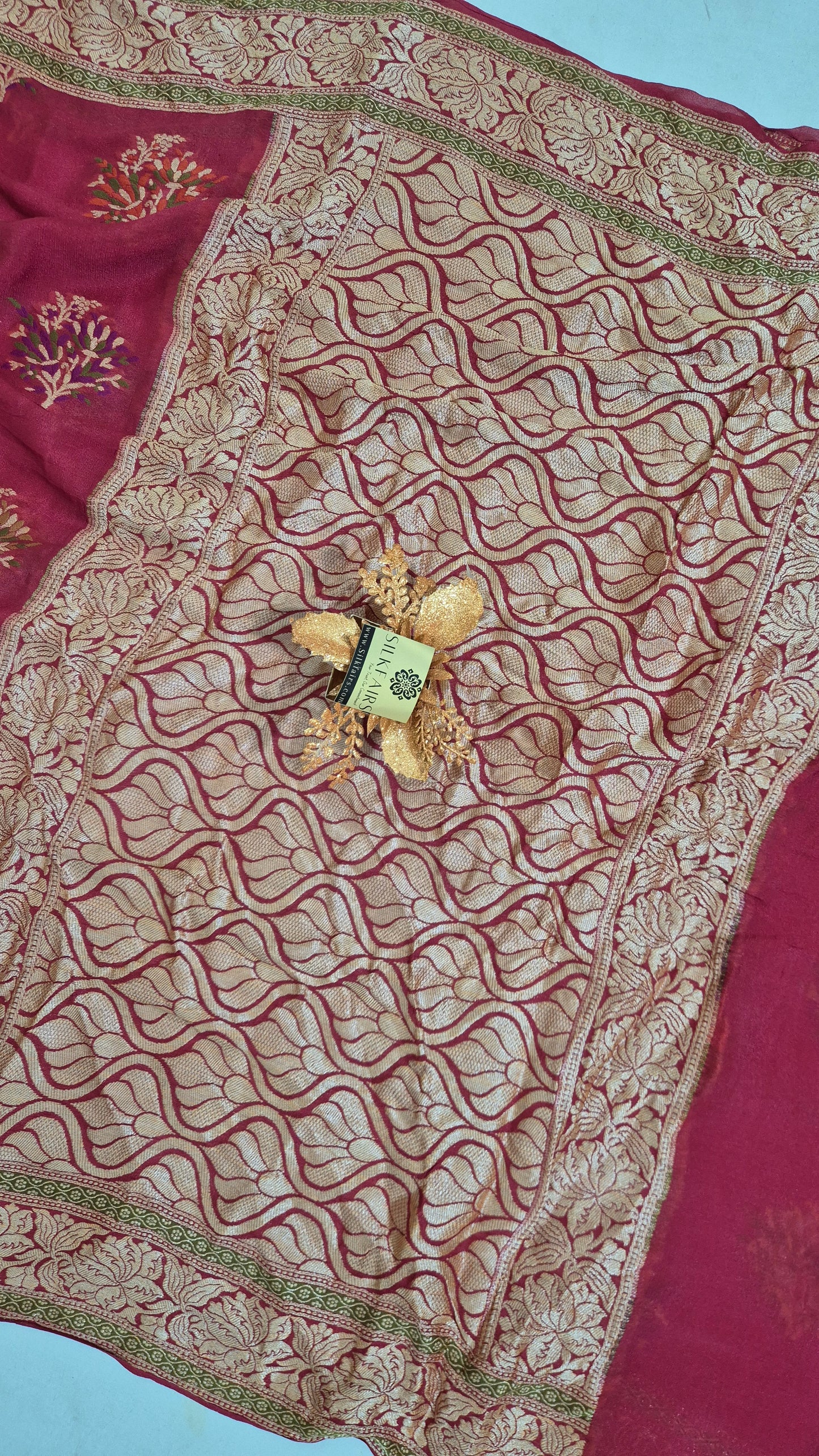 Pure Crepe Georgette Banarasi Saree